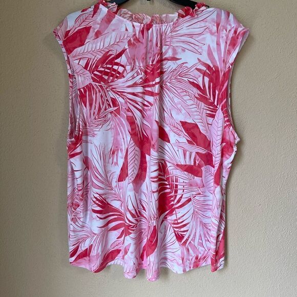 ❤️Calvin Klein Plus Size Sleeveless Blouse 1X - Picture 5 of 6